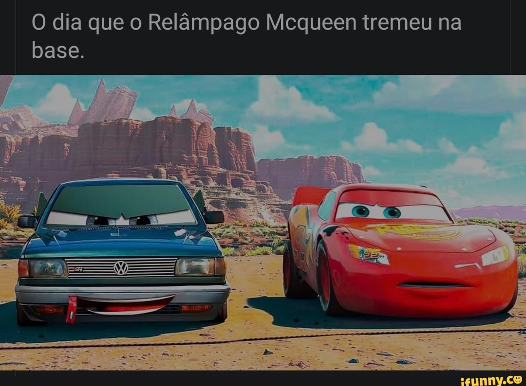 Quando você pede um carro no uber e o Relâmpago McQueen vem te buscar / X