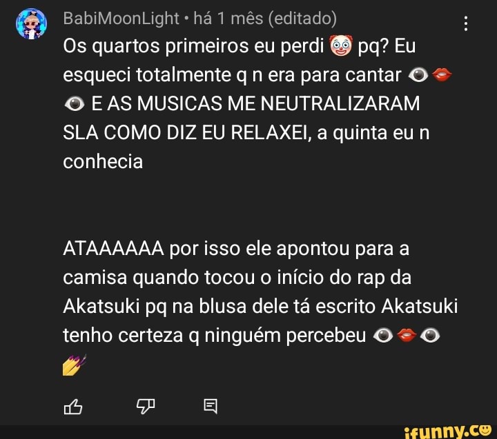 Músicas que eu esqueci 