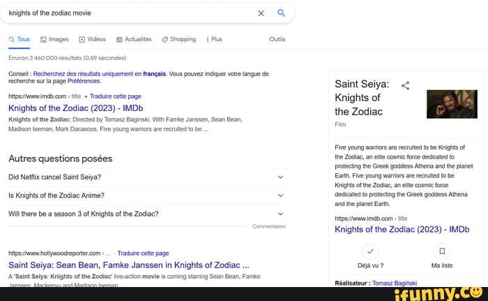 Knights of the Zodiac (2023) - IMDb