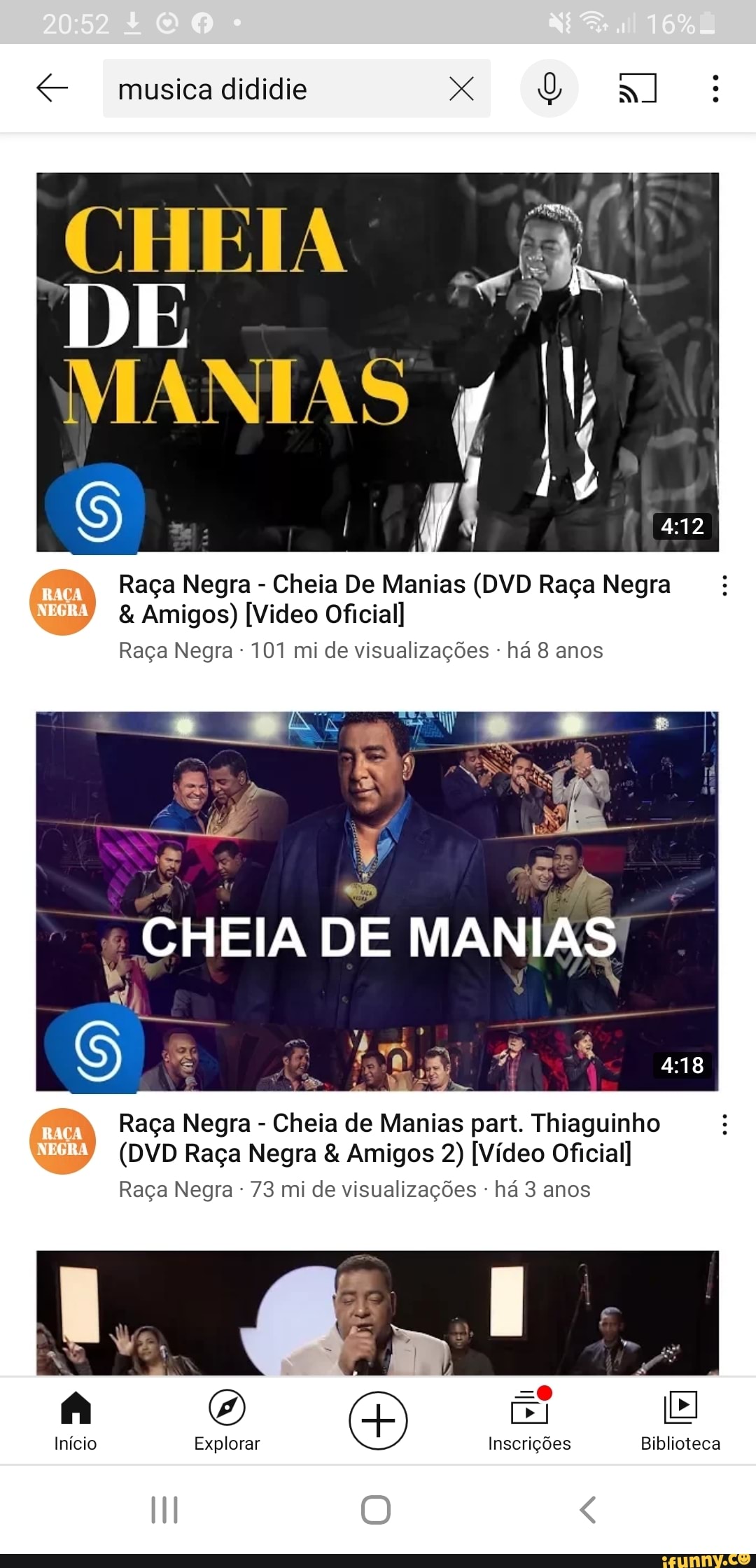 GRANDES SUCESSOS Raça NEGRA Tarde Demais Raça Negra PRÓXIMA LETRA  RELACIONADAS - iFunny Brazil