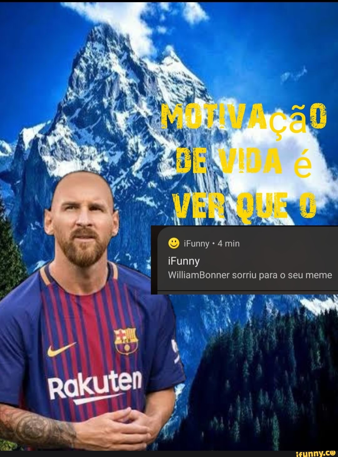 Messi careca passando na sua tela, se ignorar vai morrer de hemorroida ou  de muita pica no cu. - iFunny Brazil