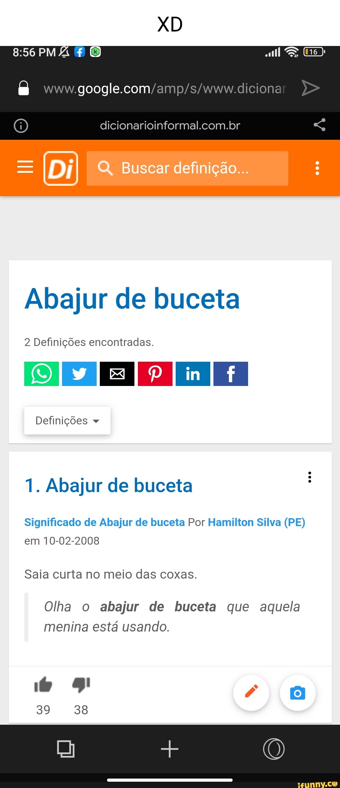 PM dicionarioinformal.com.br Dil O, Buscar definição... Abajur de buceta 2  Definições encontradas. Definições 1.