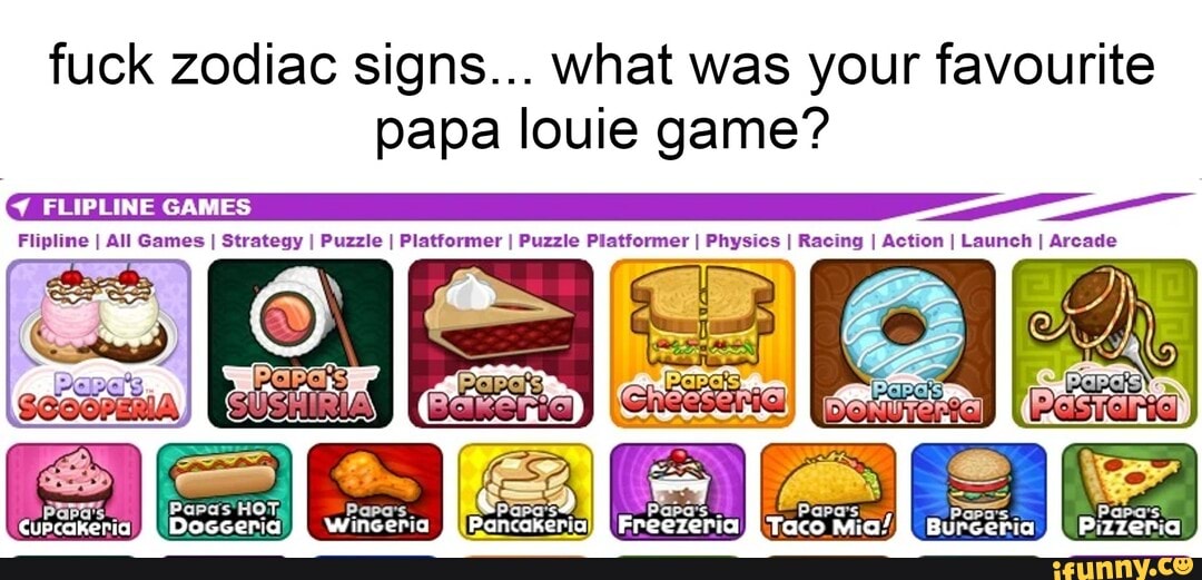 All Papas Games
