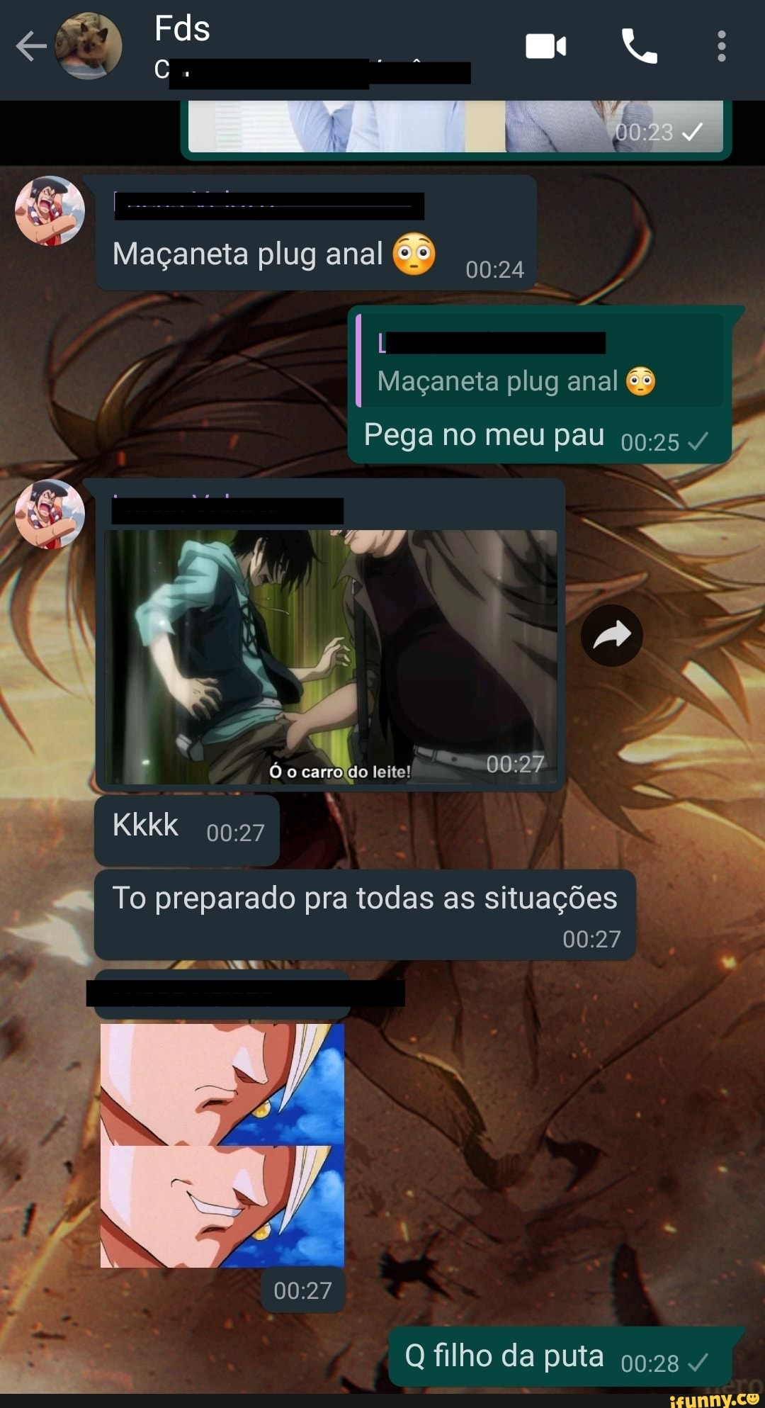 Fds Maçaneta plug anal Maçaneta plug anal Pega no meu pau To preparado pra  todas as situações Ô o carrado leite! Kkkk O filho da puta - iFunny Brazil