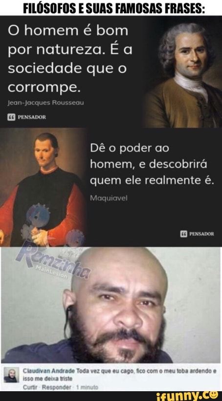 14 memes por trás das frases de grandes filósofos que te representam -  ObaOba