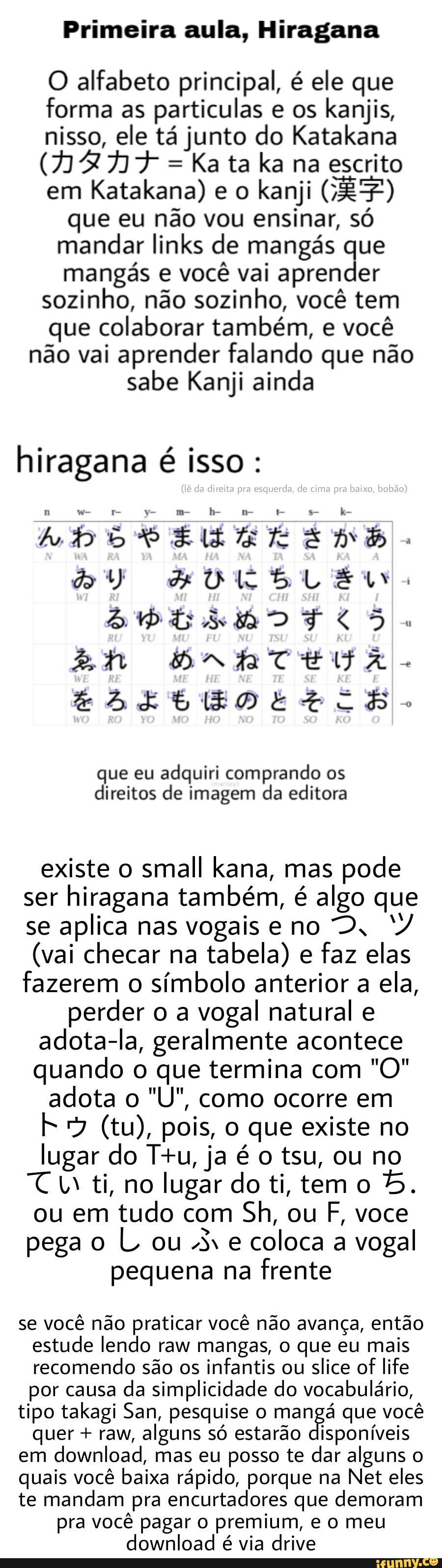 Primeira aula de Katakana ~ Fale em Japonês