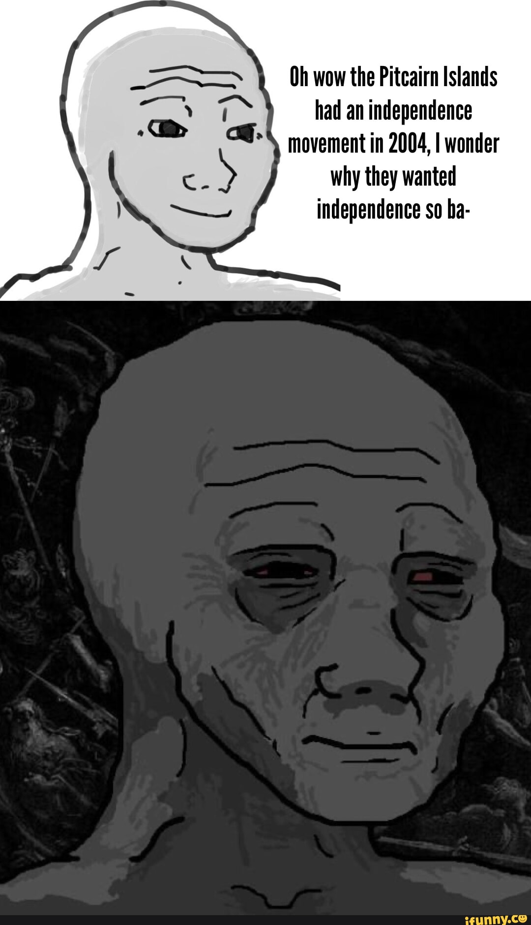 Oh wow the Pitcairn Islands had an independence movement in 2004, I wonder why they wanted