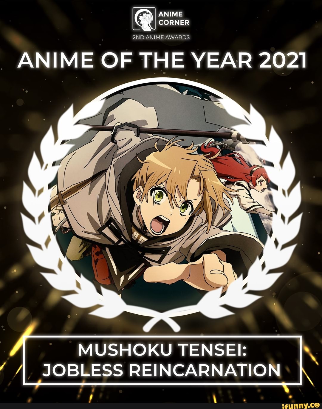 ANIME CORNER ID ANIME AWARDS. ANIME OF THE YEAR 2021 MUSHOKU TENSEI:  JOBLESS REINCARNATION - iFunny Brazil