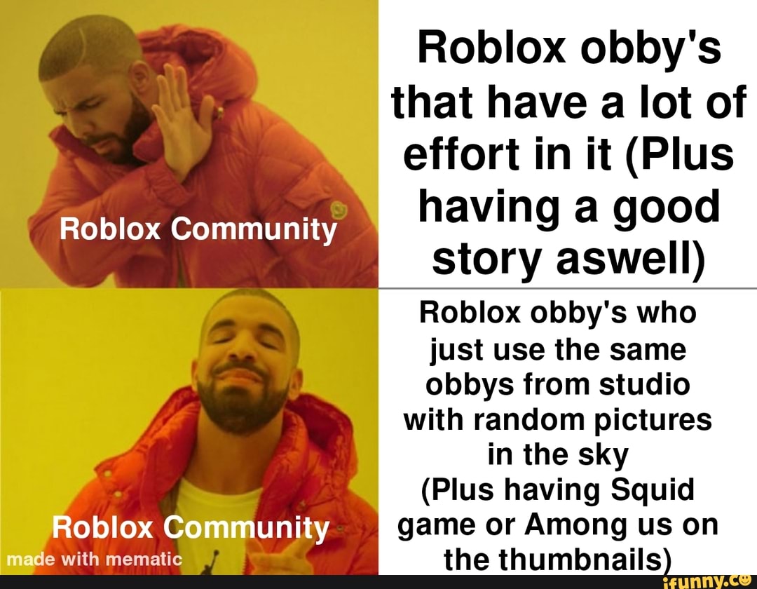 Roblox obby's that have a lot of effort in it (Plus having a good story ...