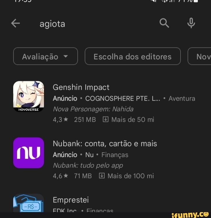 Atualização disponível Versão 4.0 (Fontina) Desbloqueie novos personagens e  as Genshin Impact COGNOSPHERE PTE. LTD. Classificação 12 anos Compras no  app - iFunny Brazil