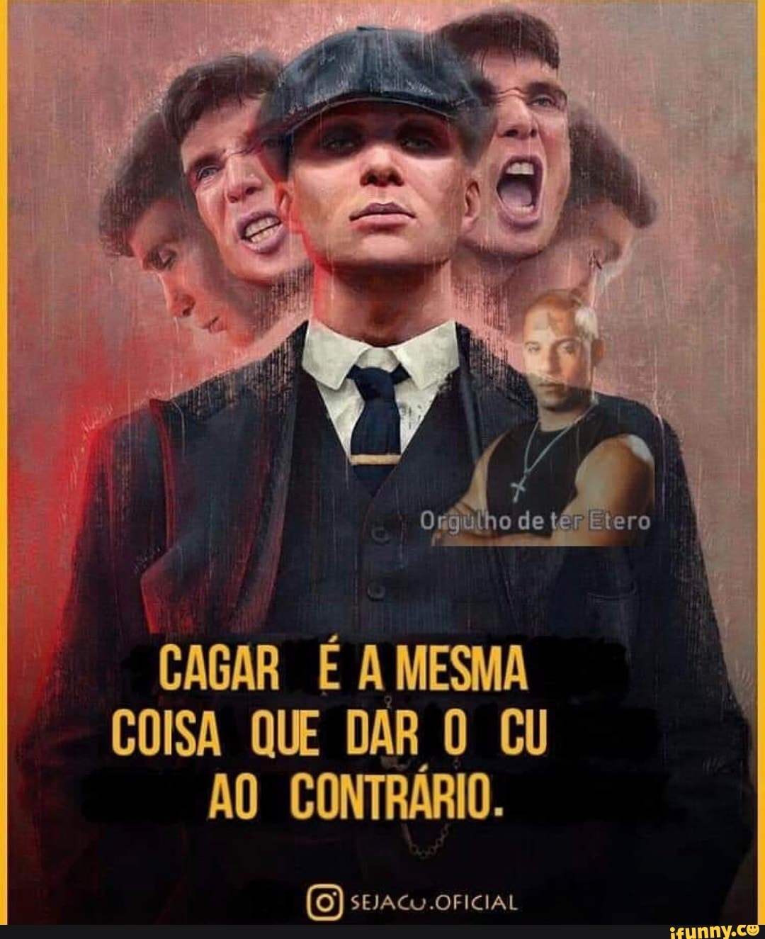 CAGAR É A MESMA COISA QUE DAR O CU AO CONTRÁRIO. (0) SEJACU.OFICIAL -  iFunny Brazil