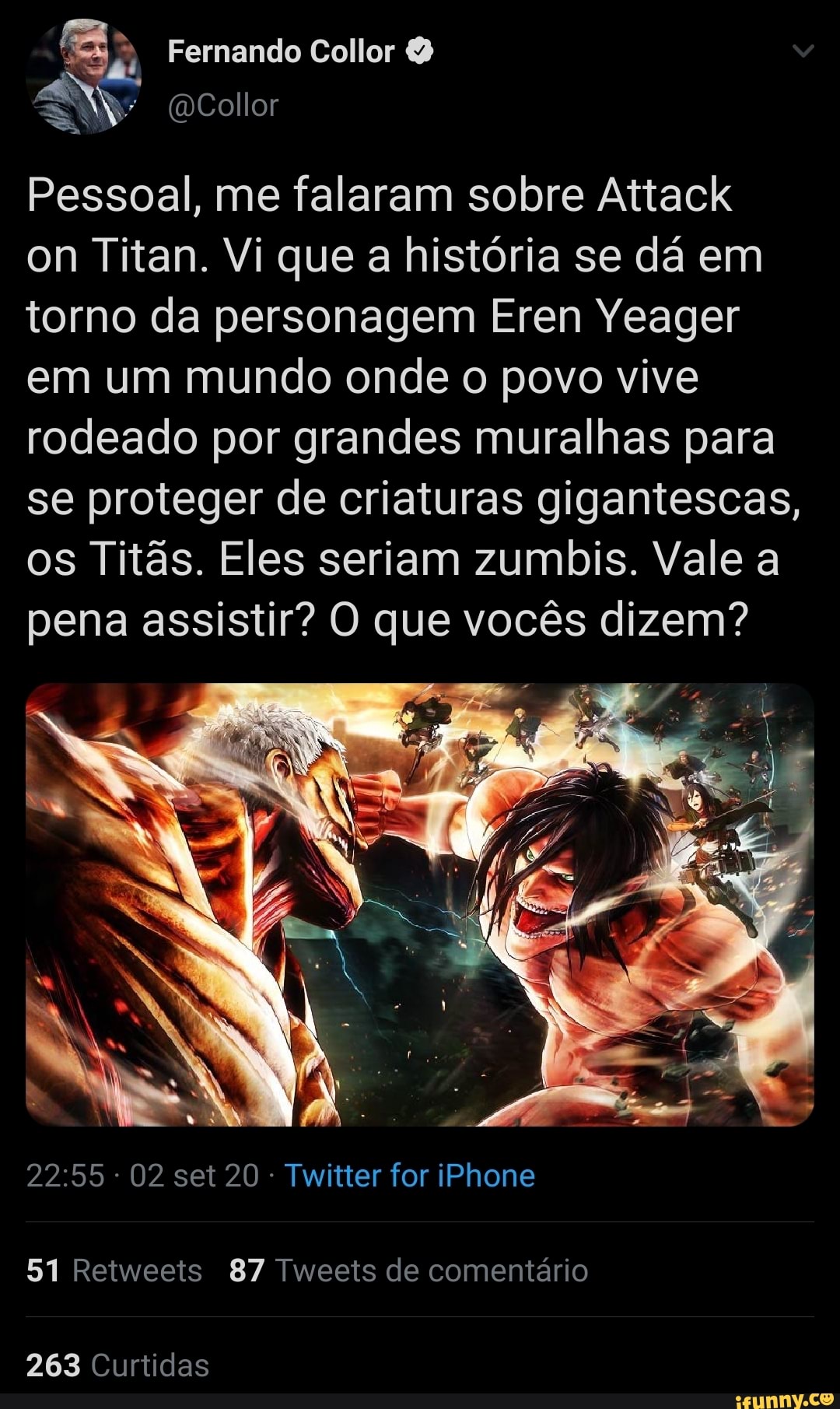 Vale a pena assistir esse anime: attack on titan