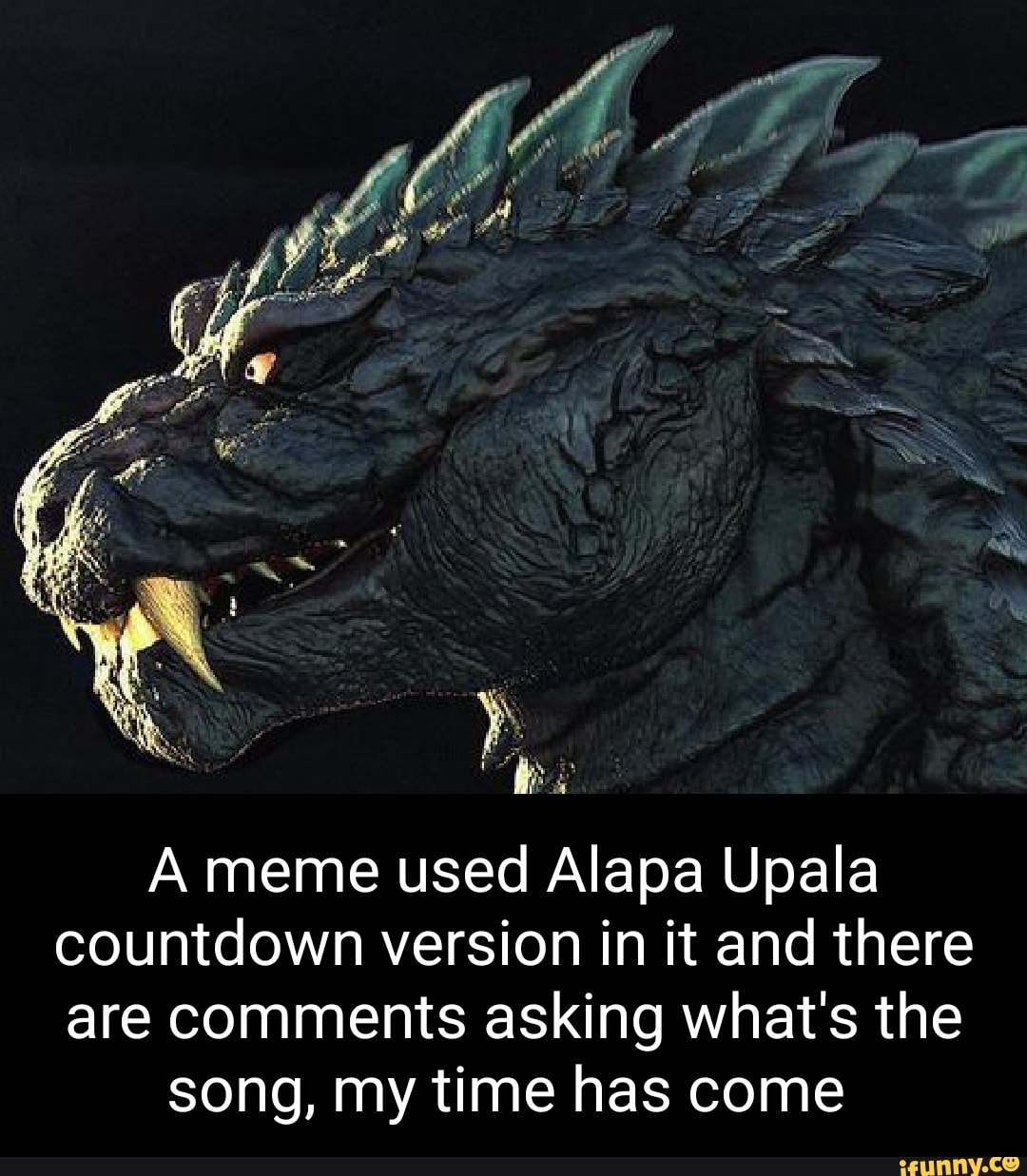 A meme used Alapa Upala countdown version in it and there are comments ...