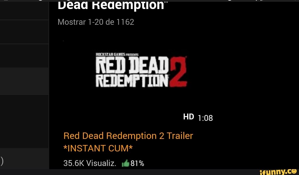Red Dead Redemption Trailer - iFunny Brazil