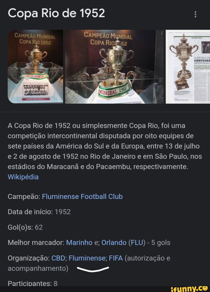 1952 Copa Rio - Wikipedia