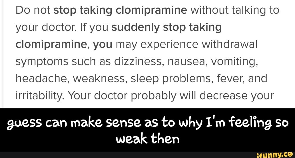 Clomipramine memes. Best Collection of funny Clomipramine pictures