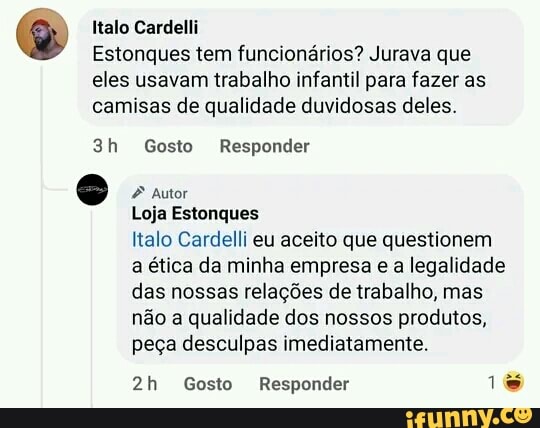 Loja Estonques - pois é