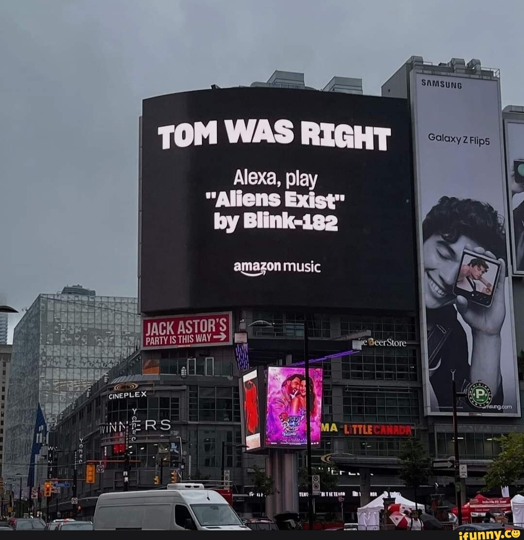 TOM WAS RIGHT Alexa, pla 