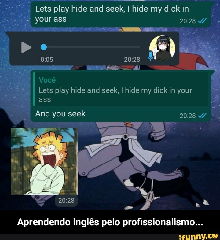 Naruto meme, traduzido do inglês para o português