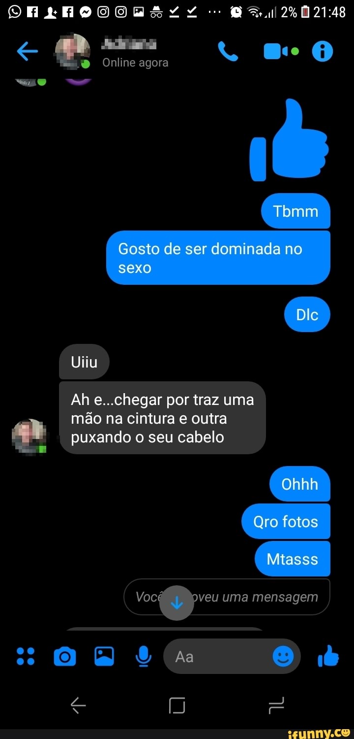 Ah e...chegar por traz uma mão na cintura e outra ao puxando o seu cabelo -  iFunny Brazil