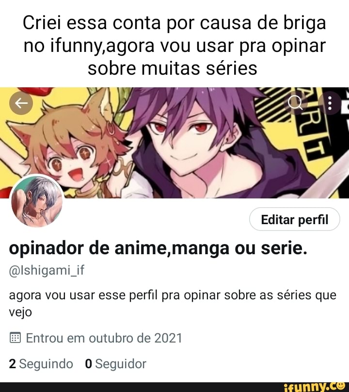 Usar foto te anime no perfil - iFunny Brazil