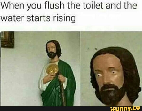 REEEEEEEEAL!! - When you flush the toilet and the water starts risin -  iFunny Brazil