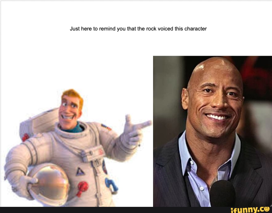 When the rock is sussy! - iFunny