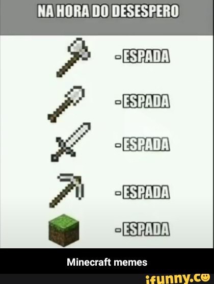 Minecraft Memes Brasil (@Minecraftmemebr) / X