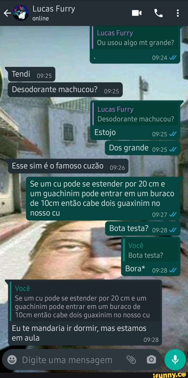 Lucas Furry online Lucas Furry Ou usou algo mt grande? I Tendi Desodorante  machucou? Lucas Furry