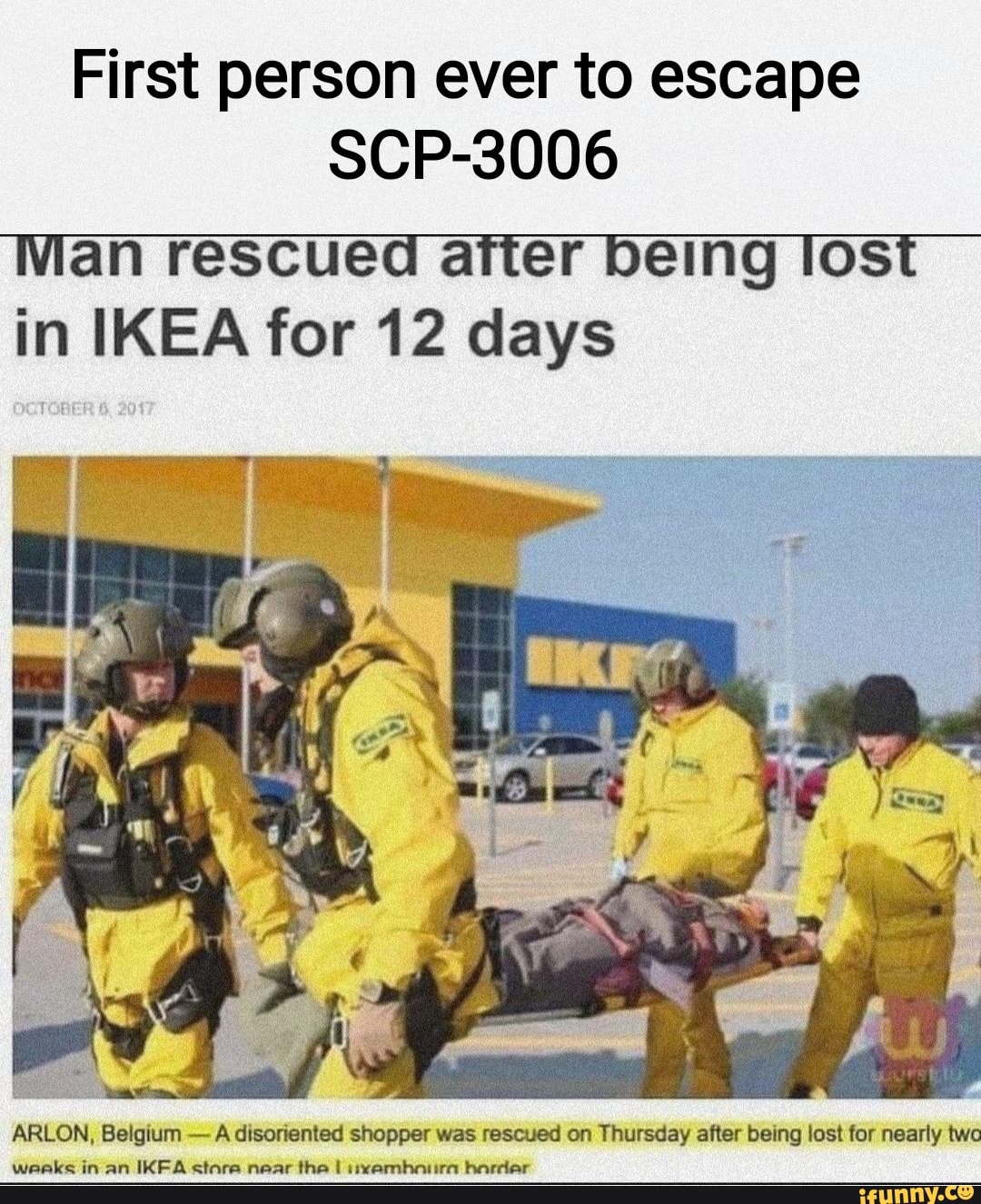 Escape From IKEA, SCP-3008