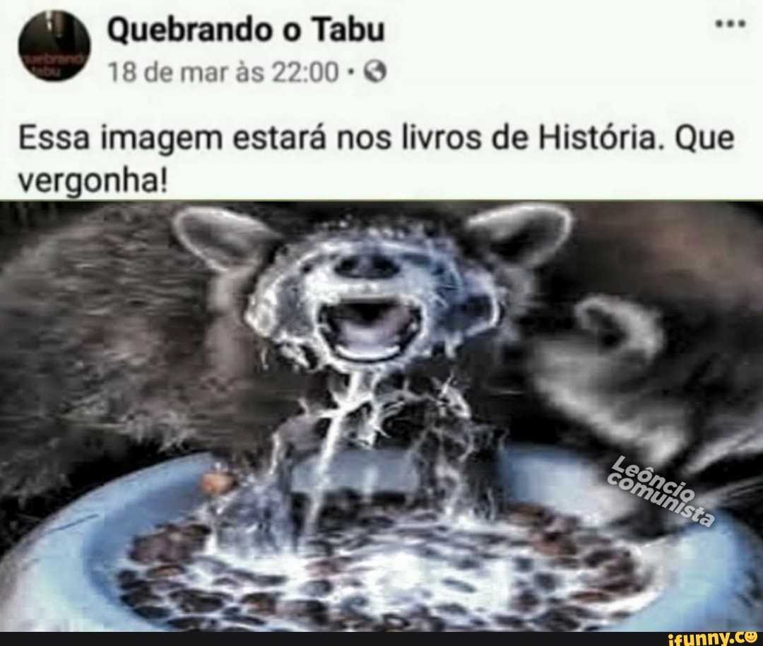 Quebrando o Tabu - Tá incentivando meu filho a ser uma capivara