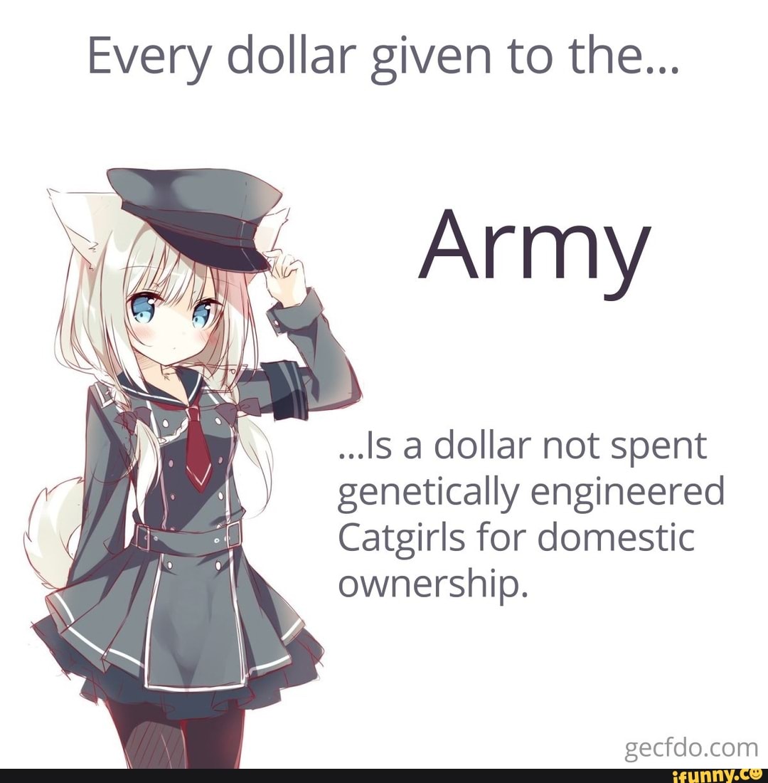 Genetically engineered catgirls for domestic ownership - 9GAG