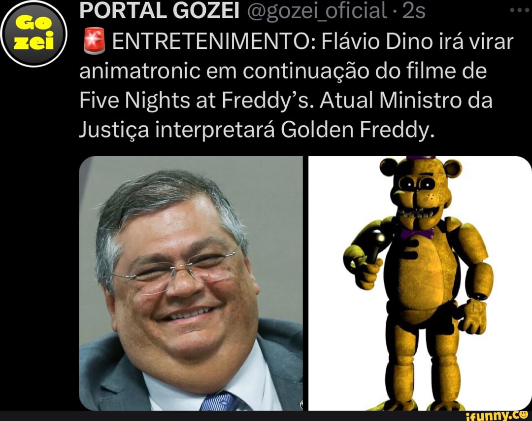 ANIMATRONIC APARECE CRIANÇA DO FNAF CHORAS GREGORY: - iFunny Brazil