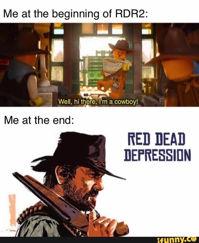 Red Dead Redemption 2 MEMES - RDR 2 THE MOVIE