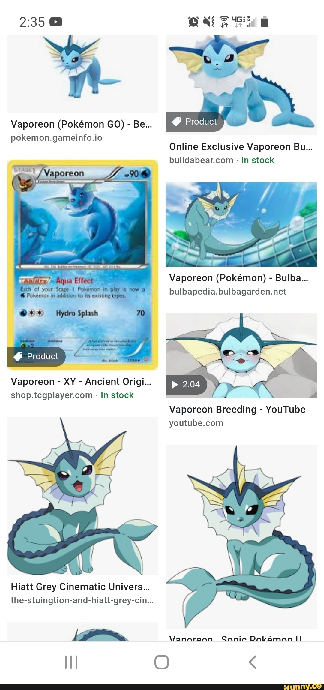 Vaporeon (Pokmmon GO) - Be pokemon.gameinfo.io Online Exclusive Vaporeon  Bu - In stock Aqua Effect Vaporeon (