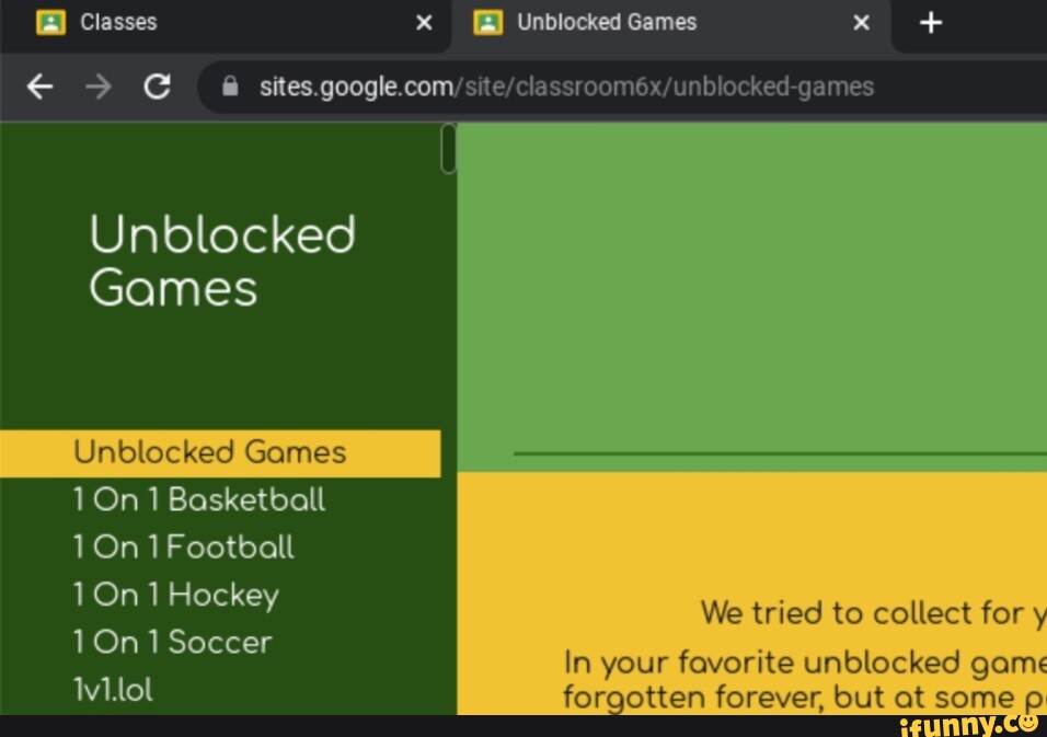 google site unblocked games