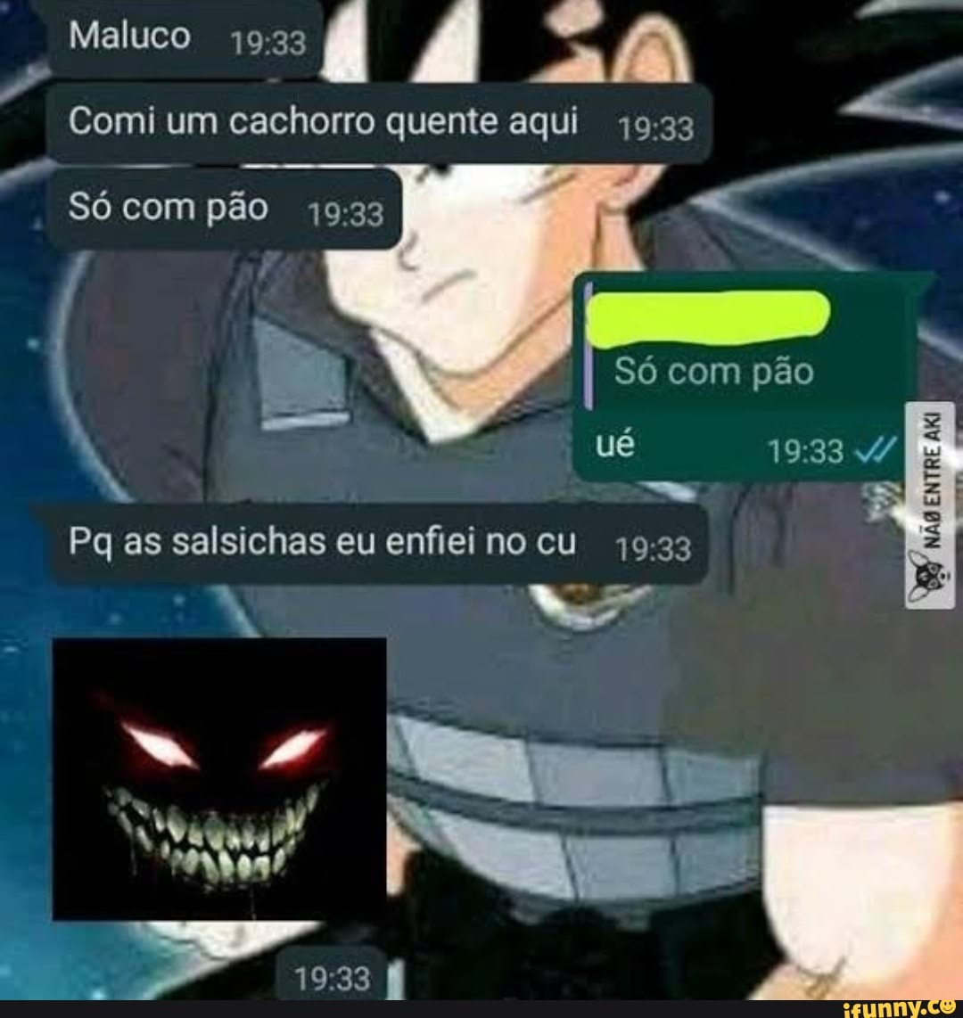 Salsicha no cu