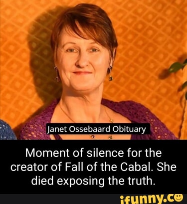 Janet Ossebaard Obituary Moment Of Silence For The Creator Of Fall Of ...