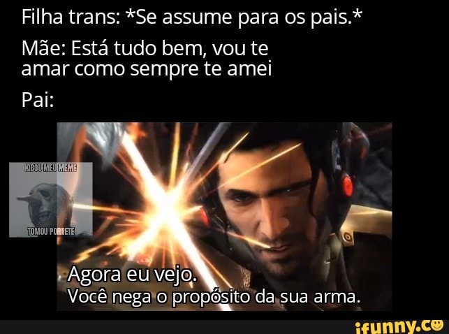 Po Uma pergunta clichê. Quem você salvaria? Sua mãe ou sua namorada?  Parabéns! Na verdade, não é uma pergunta porque você não tem namorada!  ADMiin - iFunny Brazil