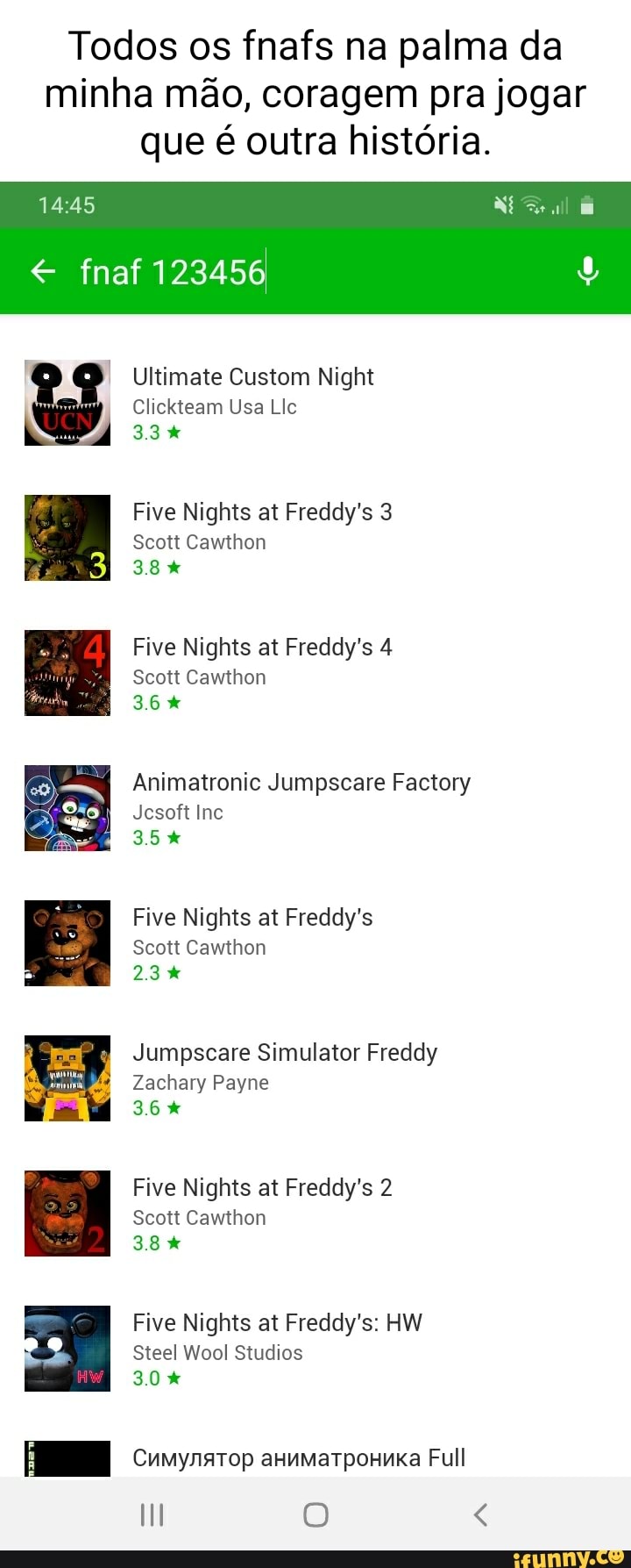 FIVE NIGHTS AT FREDDY'S 4 - Tem Coragem de Jogar?