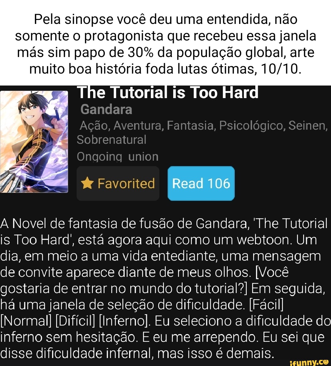 Pela sinopse você deu uma entendida, não somente o protagonista que recebeu  essa janela más sim