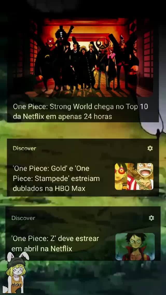 ONE PIECE GOLD E STAMPADE EM MARÇO NO HBO MAX 