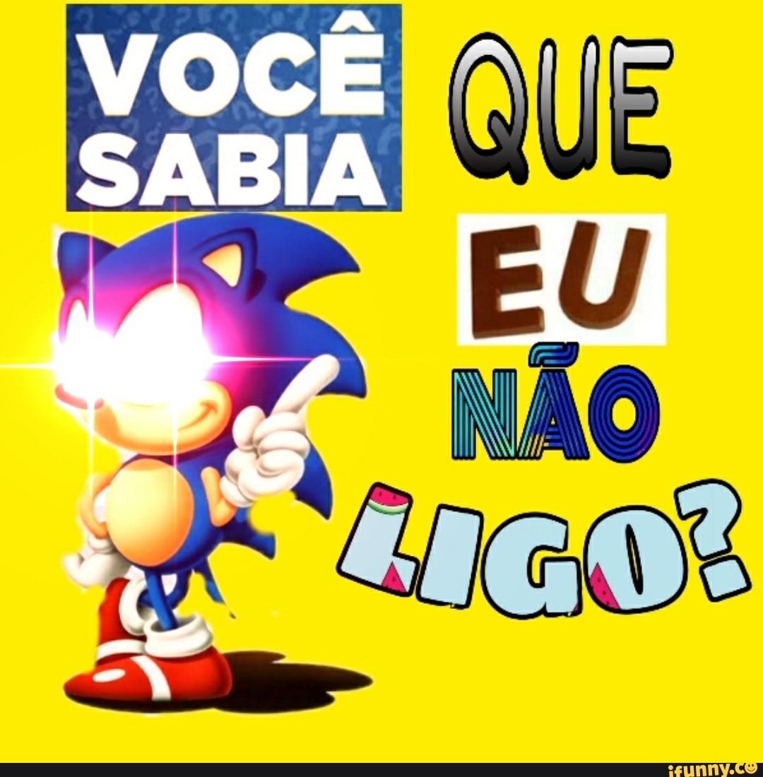 Eu quero que vocês fazem memes com este Sonic triste