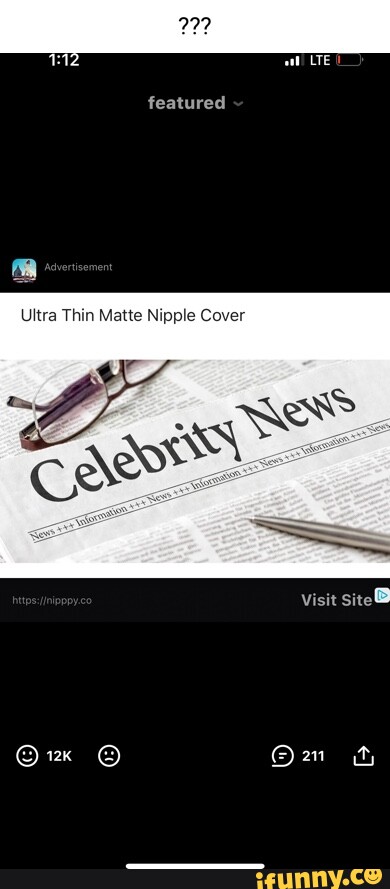 LTE featured Ultra Thin Matte Nipple Cover LL Visit @an - iFunny