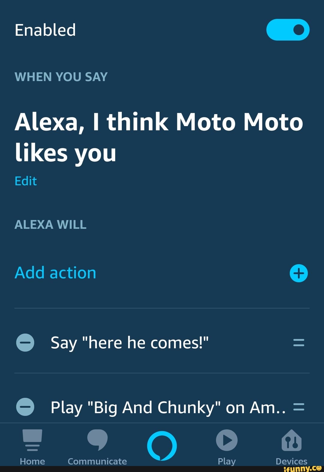 so chunky, Moto Moto Likes You