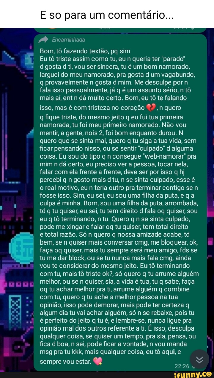 tá, e eu que fui banida pq o cara tava spammando TÁ ( e geral do chat  tava xingando ele por isso.)e eu fiz aquela básica piada de adolescente. :  r/robloxbrasil