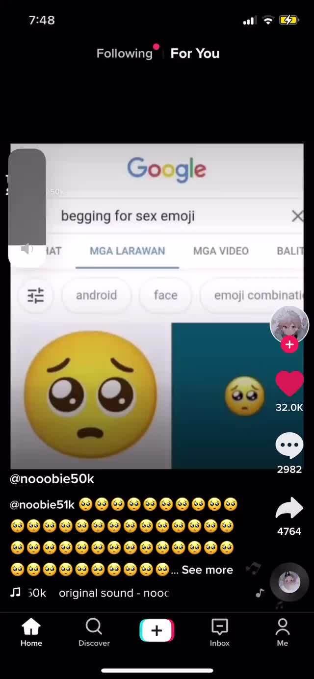 Following For You Go gle begging for sex emoji android YIBEO face  @nooobie50k @noobieSk See more JJ original sound - nooc QQ @g Home Discover  Inbox - iFunny Brazil