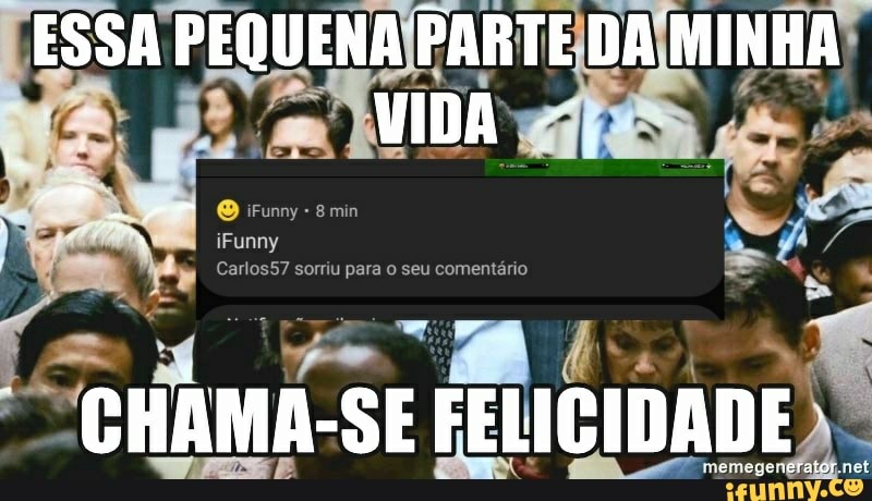 Essa pequena parte da minha vida se chama; Felicidade : r/HUEstation