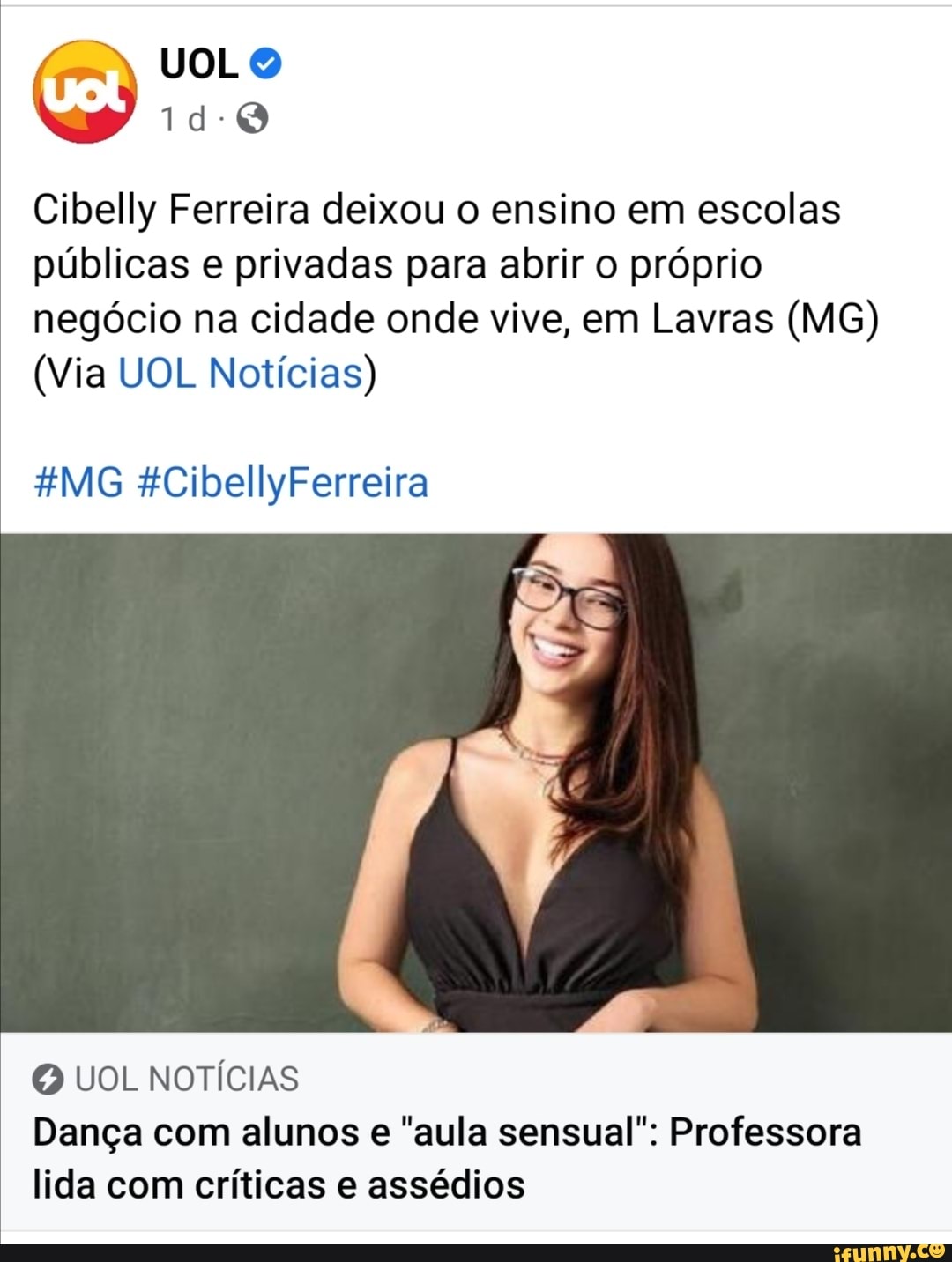 UOL Cibelly Ferreira deixou o ensino em escolas públicas e privadas para  abrir o próprio negócio