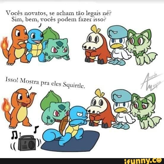 Minha lista de Pokémons favoritos, o que acharam? - iFunny Brazil